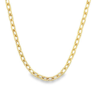 9ct Yellow Gold Oval Link Necklet